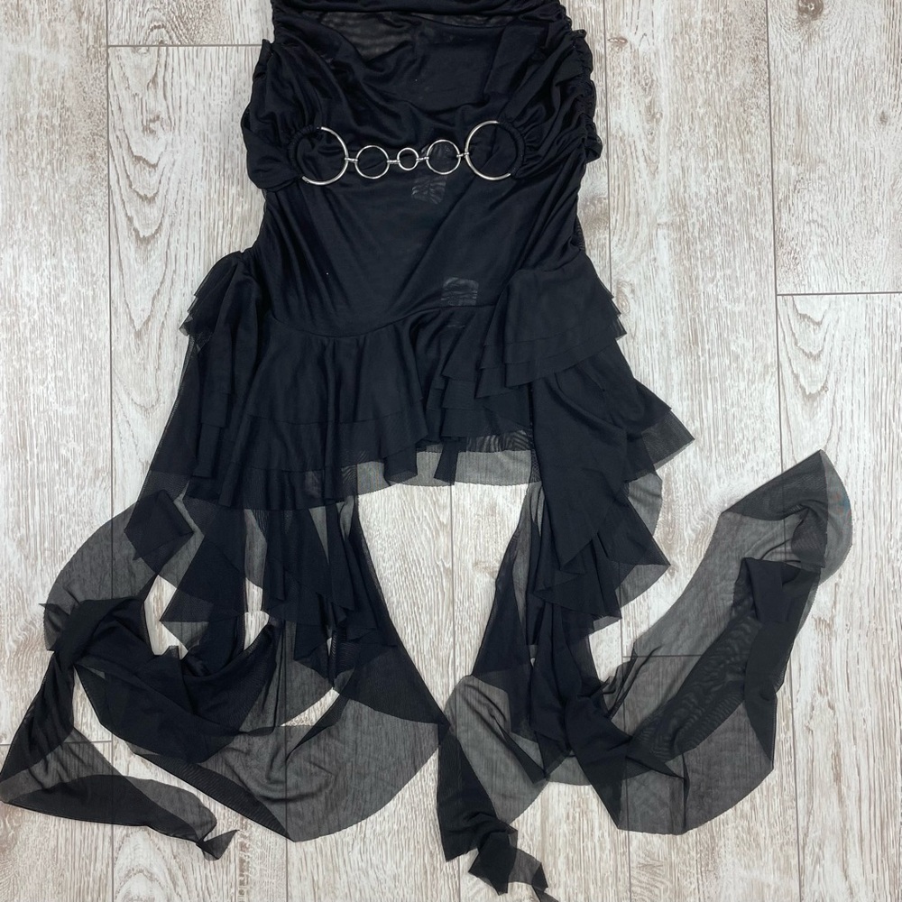 JADED LONDON 8 Elegant Black Halter Dress - Picture 2 of 4